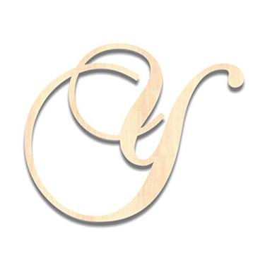 Imagem de Back40Life - Letra do monograma de madeira com corte preciso - Y médio