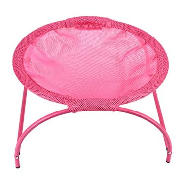 Imagem de Cama de gato Vomeko, cama suspensa para animais de estimação, rede respirável para gatos, rede macia e respirável para gatos, cama removível para animais de estimação, fácil (rosa)