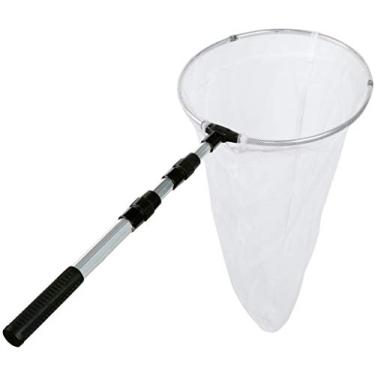 Imagem de RESTCLOUD Rede De Borboletas Com Anel De 12", Profundidade De Rede De 24", Alça Extensível Até 36 Polegadas (Anel De 12", Alça De 36")