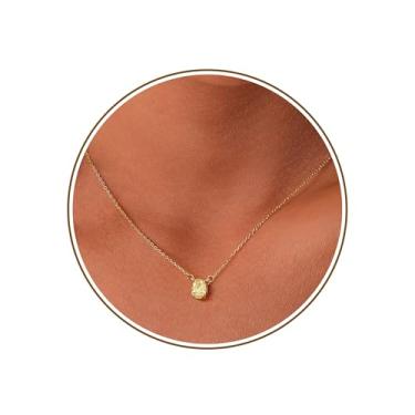 Imagem de JSJOY Colar de pedra do mês de nascimento para mulheres, colar de esmeralda, colar de diamante, colar de ouro, presentes de aniversário para mulheres, joias, dia das mães, aniversário, presente para