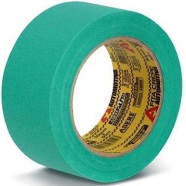 Imagem de Fita Crepe Automotiva 525 Verde 48mm X 50m Adere Liso