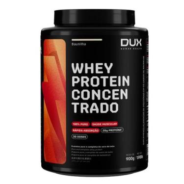 Imagem de Whey Protein Concentrado Dux Baunilha 900g, Baunilha, 900g