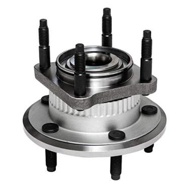 Imagem de AUQDD Conjunto de cubo e rolamento de roda traseira 512302 compatível com Jeep Commander 2006 2007 2008 2009 2010 /2005-2010 Grand Cherokee [cubo de 5 terminais]