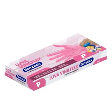Imagem de Luva Vinilflex Bompack S/Po Rosa P C/100