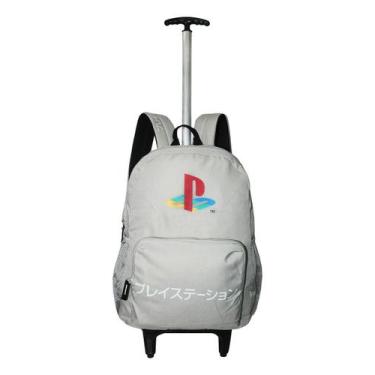 Imagem de Mochila Escolar Playstation Vídeo Game Rodinhas Original - Pacific