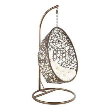 Imagem de Cadeira De Balanco Rattan 195x95 Cm Suporta 120 Kg - Just Home Collect