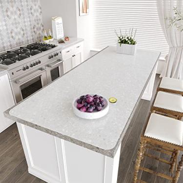 Imagem de Warome Tapete de silicone, tapetes resistentes ao calor de 200 x 59 cm para bancada, tapete protetor de bancada extragrande, tapete de balcão de cozinha cortável, tapetes de silicone para bancada de
