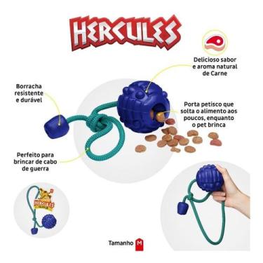 Imagem de Brinquedo para Cão Mordedor Porta Petisco e Cabo De Guerra - German Ha