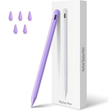 Imagem de Caneta Stylus para iPad 11ª e 10ª e 9ª geração, lápis de carregamento rápido para Apple iPad, rejeição de palma, sensibilidade de inclinação, compatível com iPad 11/10/9/8/7/6th 2018-2025, Pro 33.0 cm