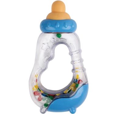 Imagem de Mordedor Mamadeira Com Chocalho - Buba Azul