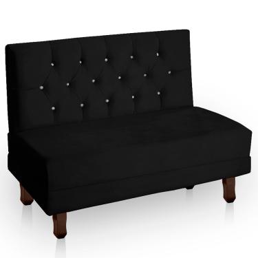 Imagem de Canto Italy Confortável Para Apartamento Cozinha E Restaurantes Veludo Preto