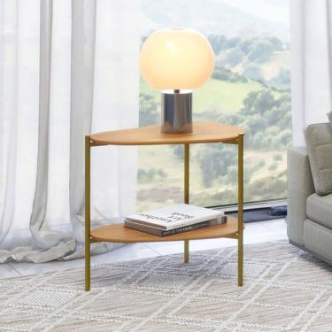 Imagem de Mesa de Canto Orgânica 100% Mdf Freijó Tb629 - Dalla Costa