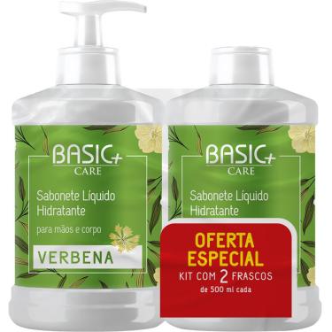 Imagem de Sabonete Líquido Basic+ Care Verbena 500ml + Refil