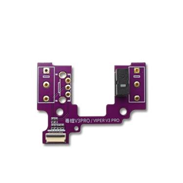 Imagem de Hokeyio Kit de microinterruptor PCB Hot-Swap para ratos Razer Viper V3 Pro – Plug & Play, almofadas douradas ENIG, grampos de 6 garras | Corrija cliques duplos e personalize cliques (compatível com