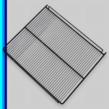 Imagem de Grade Prateleira para Expositor VB40, 53,8x45,5 cm, com 4 Suportes, Preta