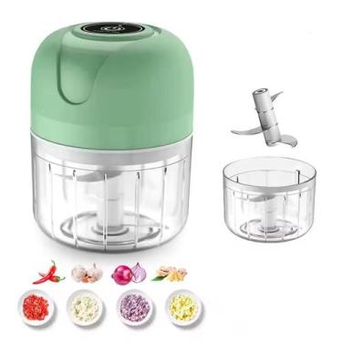 Imagem de Processador De Alimentos Portátil Mini Para Preparos Rápidos - Eletric