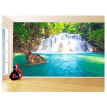 Imagem de Papel De Parede 3D Paisagem Cachoeira Florestas 3,5M Nch230 - Você Dec