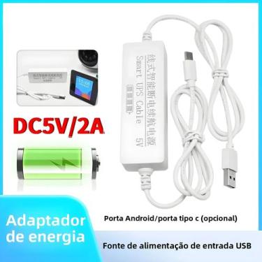 Imagem de Bateria UPS De 5V 1800mAh Para Câmera De Vídeo Fonte De Alimentação In