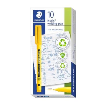 Imagem de STAEDTLER Caneta de escrita Noris - amarelo brilhante, caixa com 10 fineliners