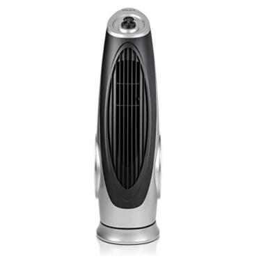 Imagem de Ovente Ventilador de torre elétrica Cool Breeze com controle de 3 velocidades, ventilador de piso portátil sem lâmina de 77 cm com tecnologia silenciosa de baixo ruído, perfeito para ar mais frio no