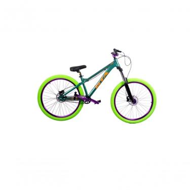 Imagem de Bicicleta 26 Gta Gravity Cor Verde Freeride Single Cubo K7 Barulhento Freio Hidráulico Garfo C/trava Pneu Flame Verde