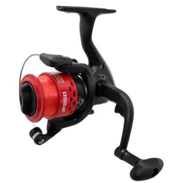 Imagem de Molinete JP250 1 Rolamento 5.1:1 Jaú Pesca, Vermelho