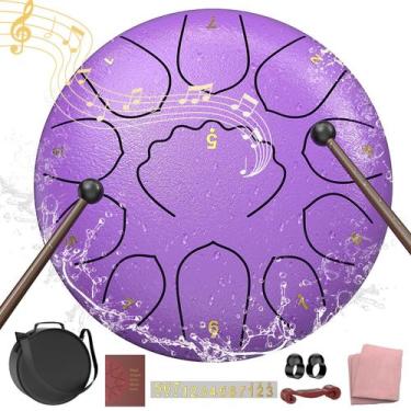 Imagem de Tambor de lingueta de aço MENGBEI D Major 13 Note com acessórios