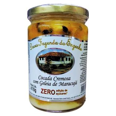 Imagem de Cocada cremosa C/ Geléia de Maracujá Diet Fazenda do Engenho