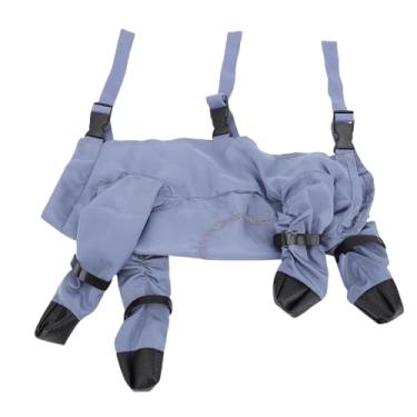 Imagem de Phefop Botas de Cachorro Ajustável Pontas de Chuva de Chuva à Prova de água Perneiras à Prova de Poeira Com Pano Macio de Oxford para Caminhada Ao Ar Livre Correndo Caminhadas (S)