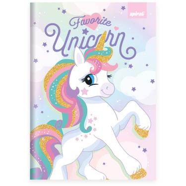 Imagem de Caderno 1-4 costurado capa dura 1 matéria 80 folhas Fantasy 2520965 Spiral Fan