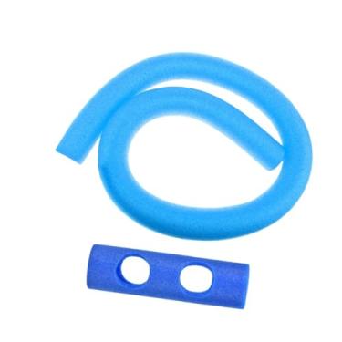 Imagem de menolana Boia flutuante para piscina de macarrão, auxiliar de treinamento de natação, jogo aquático versátil e fácil de usar, tubo de espuma para esportes, Azul