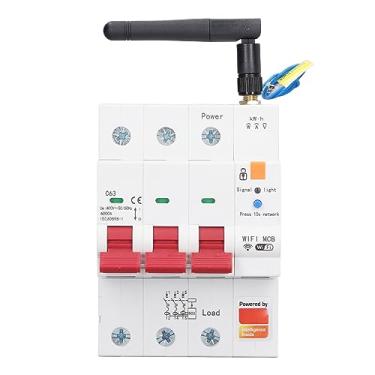 Imagem de lyrlody Disjuntor Inteligente, Conveniência de Controle Remoto, Operação Sem Mãos, Programação Personalizada, para Proteção contra Vazamentos Com Gerenciamento Automático de Energia, Controle de Voz