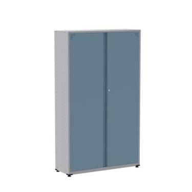 Imagem de Armário de Aço 2 Portas 4 Prateleiras com Chave AP403SL - Pandin Móvei