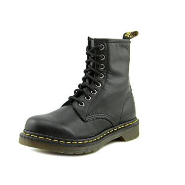 Imagem de Dr. Martens Bota feminina de couro envernizado 1460 W, Preto, 35