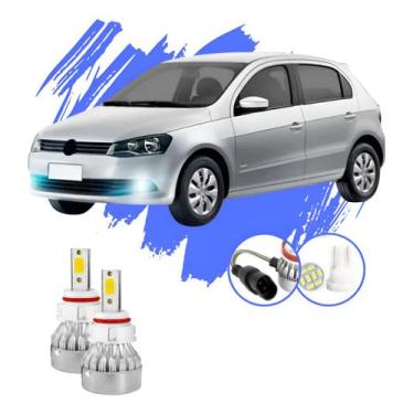 Imagem de Lâmpada Led Gol 2013 A 2016 Kit H11 V10 - Efeito Xênon