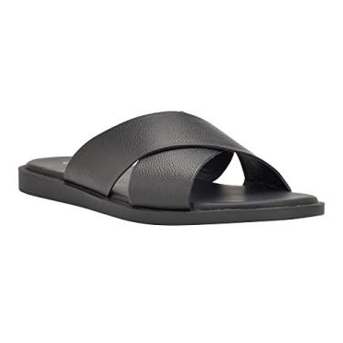 Imagem de Calvin Klein Sandália masculina Enrico, Preto 001, 7