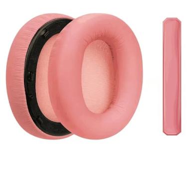 Imagem de Almofada de Fone de Ouvido de Reposição para o Fone de Ouvido do Edifier W820NB plus, Almofadas de Ouvido de Isolamento de Ruído (Orange)