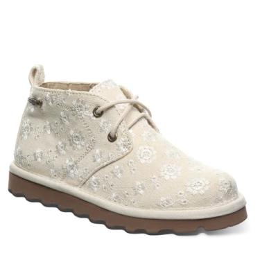 Imagem de BEARPAW Skye Youth Várias Cores | Bota infantil Chukka | Bota infantil sem cadarço | Bota de inverno confortável, Osso, 13 Little Kid