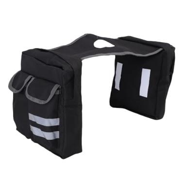 Imagem de Asixxsix Bolsa de Sela de ATV, Bolsa de Armazenamento de Tanques de Motocicleta à Prova D'água Com Tiras Refletivas, Design de Compartimento Múltiplo para ATV UTV Snowmobile
