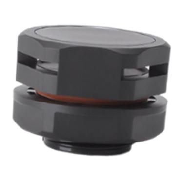 Imagem de WeiLaiKeQi Parafuso de respiro de iluminação Plugue de respiro de ventilação de ar à prova d'água M16x1,5 Válvula redutora de pressão, Preto