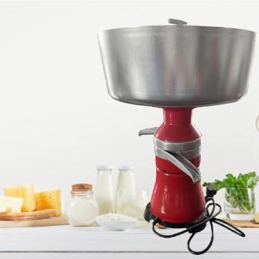 Imagem de Separador Elétrico De Creme De Vaca Com Leite Desnatado, Faça O Separador De Milkshake De Manteiga De Creme Para Transformar Leite Cru Ou Integral Em Creme E Leite Desnatado, 220v