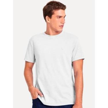 Imagem de Camiseta Reserva Masculina Regular Mescla Touch Branca-Masculino