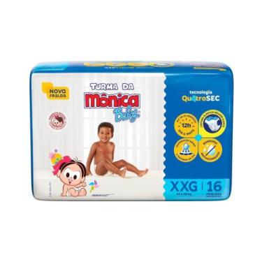 Imagem de Fralda Turma Da Mônica Jumbo Xxg 16 Und - Turma Da Monica, XXG, 16