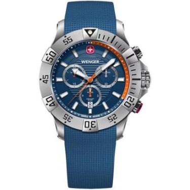 Imagem de Relógio Suíço Wenger Seaforce Chrono Azul 01.0643.124-Masculino