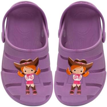 Imagem de Sandalia Babuche Feminino Nº 19 ao 28 Chinelo Infantil Boiadeira Menina 12.114 (Lilas, BR, Criança de 4 a 8 anos, Numérico, 32)
