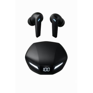Imagem de Novo Fones de Ouvido Sem Fio GM2 PRO MAX 2025, Display Digital em LED, Bluetooth 5.4, Som Surround 360°, Cancelamento de Ruídos, resistente a água (Preto)