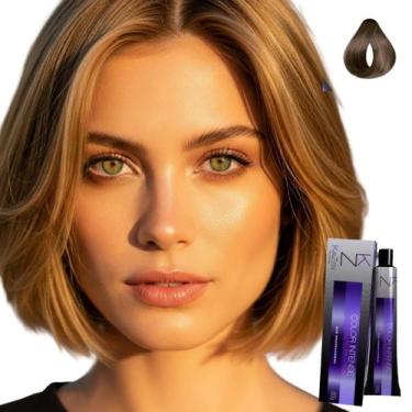 Imagem de Tinta de Cabelo Loiro Medio 7.0 Kaizen Coloração