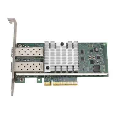 Imagem de Cryfokt 10 GB de Alta Velocidade SFP+ PCI-E REDE NIC, Convergente Dual SFP+ Porta PCIE X 8 PCI Express Ethernet LAN Adaptador para Servidor, Baixo Consumo de Energia + PCIE Network