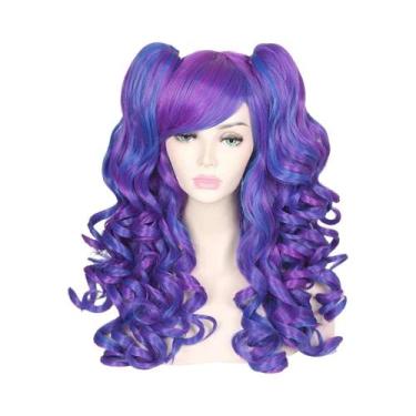 Imagem de Peruca Sintética Longa E Cacheada Para Mulheres HAIRJOY Para Festa À F