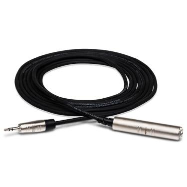 Imagem de Hosa HXSM-005 REAN 1/4 polegada TRS para 3,5 mm TRS Pro cabo adaptador de fone de ouvido, 1,5 m, 10 ft